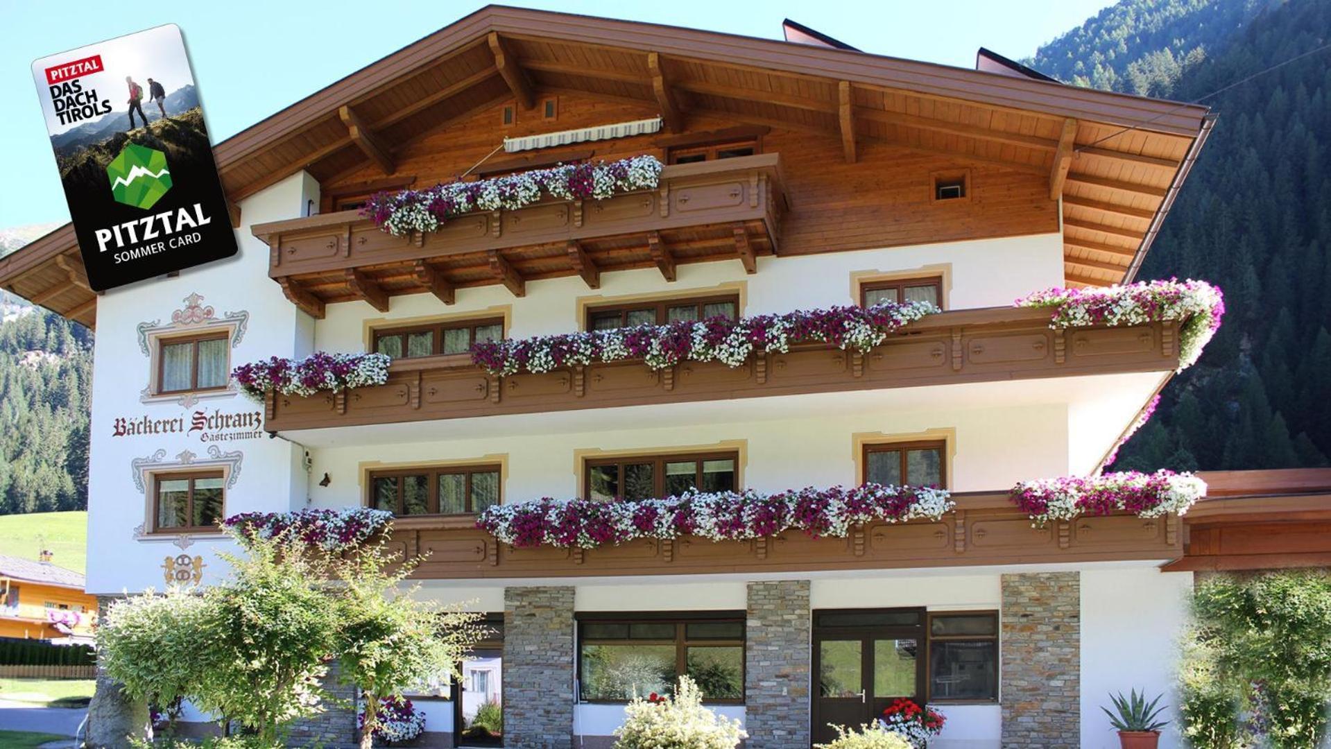 Bed and Breakfast Bäckerei Schranz St. Leonhard im Pitztal Exterior foto